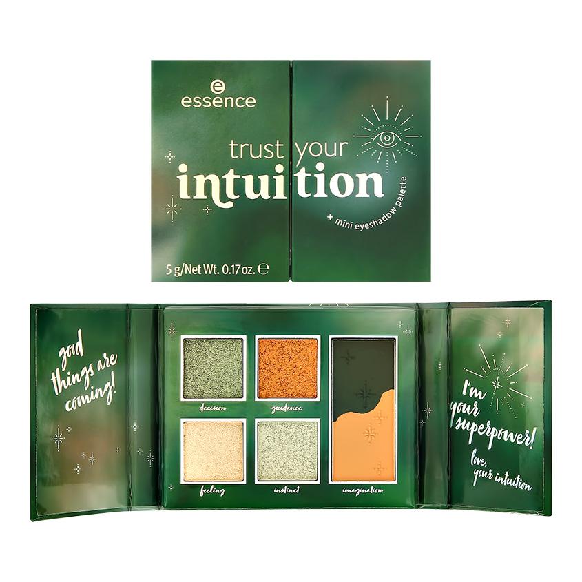 Палетка теней для век `ESSENCE` TRUST YOUR INTUITION Mini