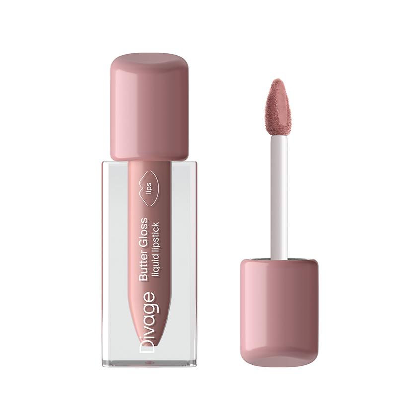 Помада для губ `DIVAGE` BUTTER GLOSS жидкая глянцевая тон 01 Salty caramel