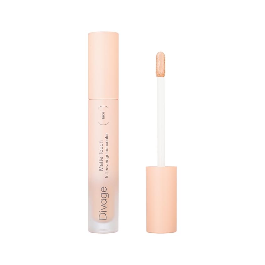 Консилер для лица `DIVAGE` MATTE TOUCH с полуматовым финишем тон 02W Розово-бежевый