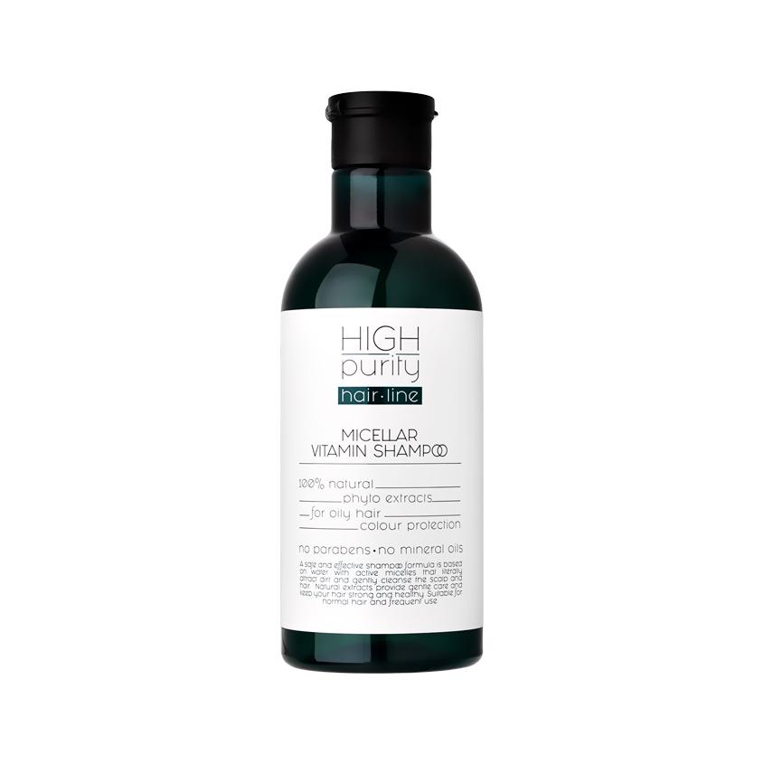 Шампунь для волос `HIGH PURITY` HAIR LINE мицеллярный витаминизирующий 350 мл
