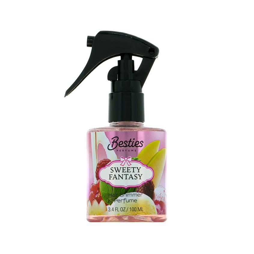 Парфюмированный спрей для волос с шиммером `BESTIES` HAIR PERFUME Sweety fantasy 100 мл