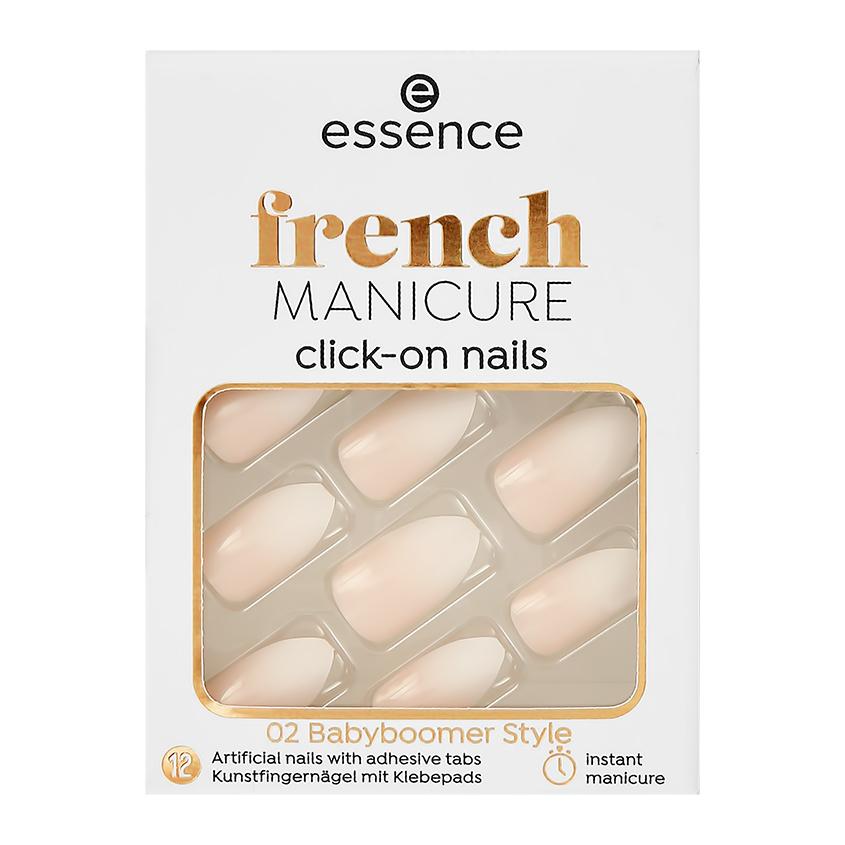 Накладные ногти `ESSENCE` FRENCH MANICURE Click-on nails тон 02 Babyboomer style