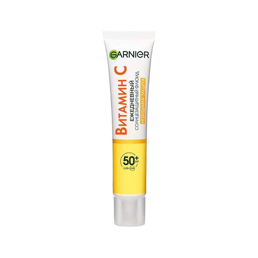 Флюид для лица `GARNIER` SKIN NATURALS Невидимая защита SPF-50+ с витамином С 40 мл