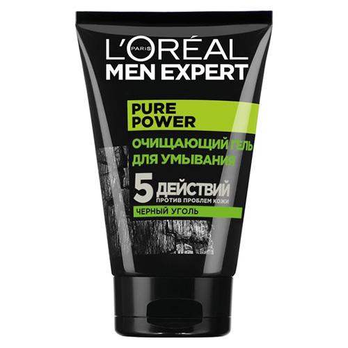 Гель для умывания `LOREAL` MEN EXPERT для проблемной кожи (с черным углем) 100 мл