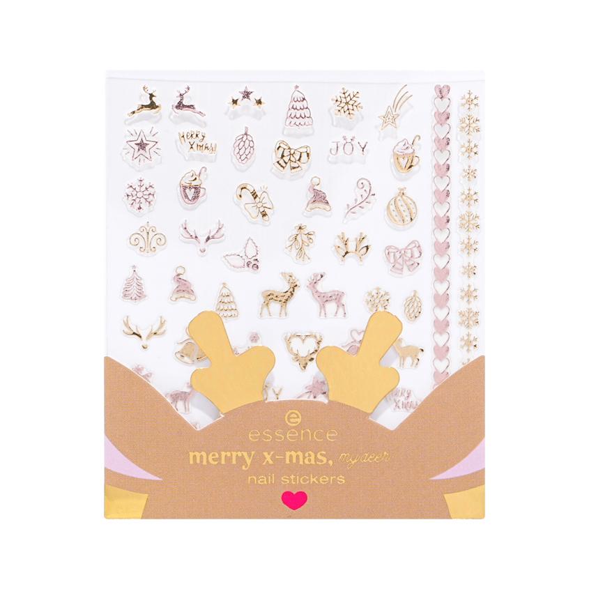 Стикеры для ногтей `ESSENCE` MERRY X-MAS, MY DEER! тон 01 Wish You Were Deer, Rudolph!