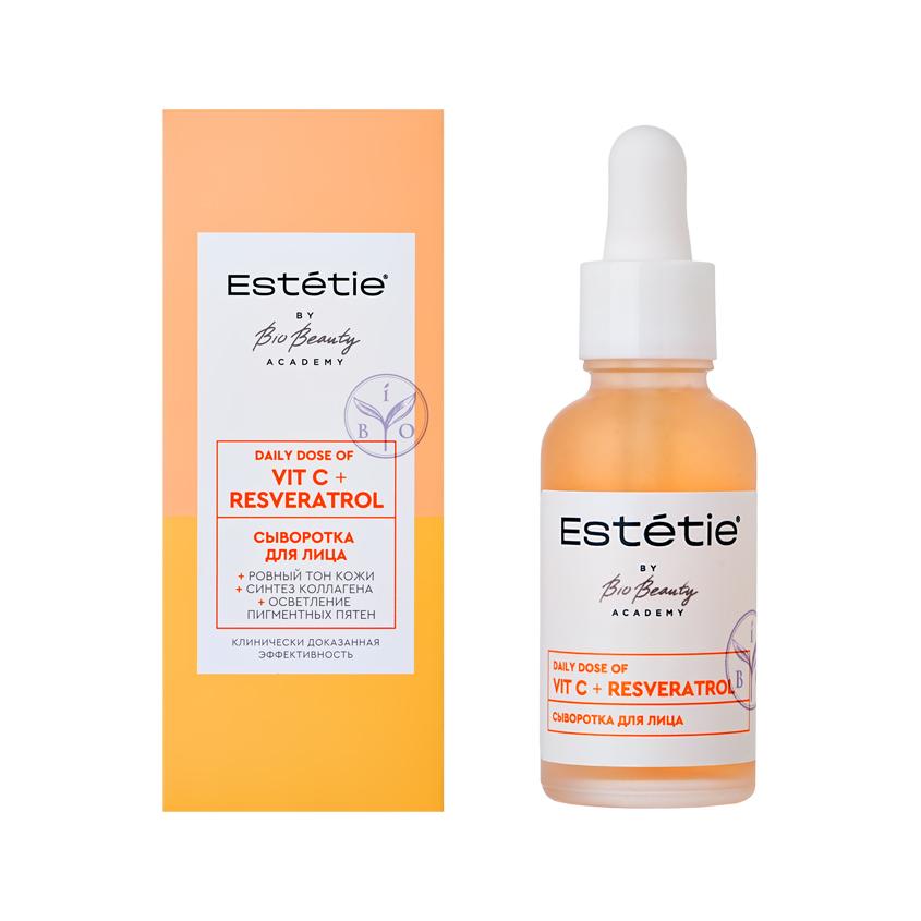Сыворотка для лица `ESTETIE` `BY BIO BEAUTY` Vit C + Resveratrol 30 мл
