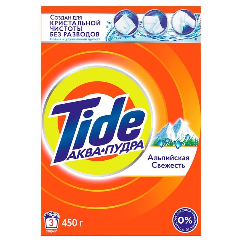 Порошок стиральный `TIDE` Альпийская свежесть 450 гр