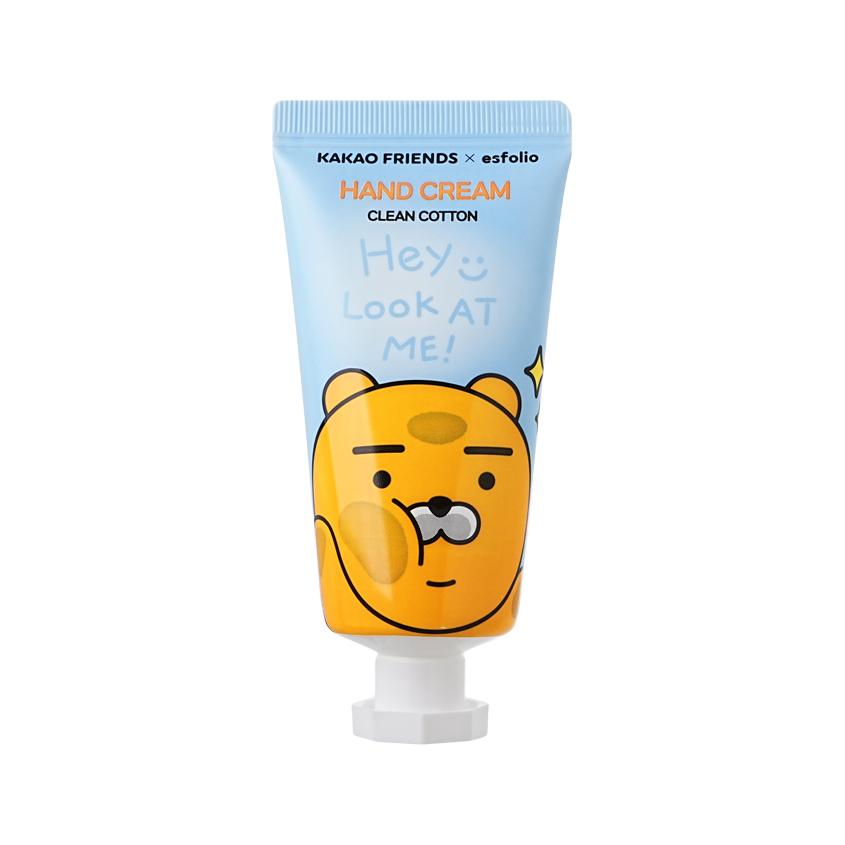 Крем для рук `ESFOLIO` KAKAO FRIENDS Clean Cotton с ароматом хлопка 30 мл