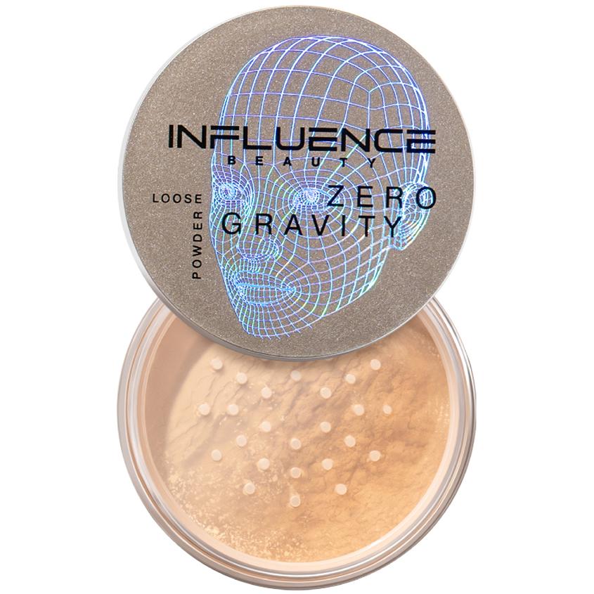 Пудра рассыпчатая для лица `INFLUENCE BEAUTY` ZERO GRAVITY тон 01