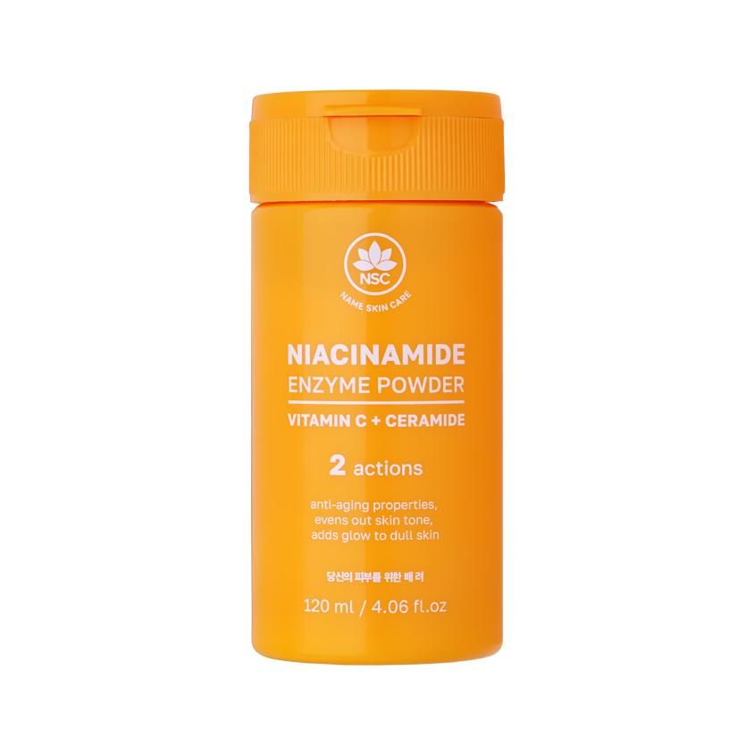 Энзимная пудра для умывания `NSC` NIACINAMIDE c ниацинамидом и витамином C (выравнивающая тон кожи) 120 мл