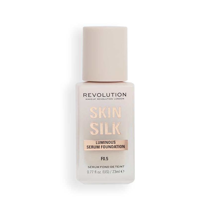 Основа тональная для лица `REVOLUTION` SKIN SILK Luminous Serum Foundation тон F0.5