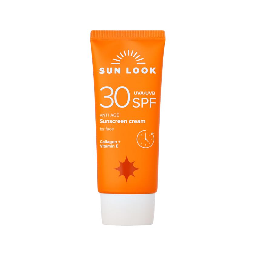 SUN LOOK | Крем для лица `SUN LOOK` солнцезащитный ANTI-AGE SPF-30 50 мл