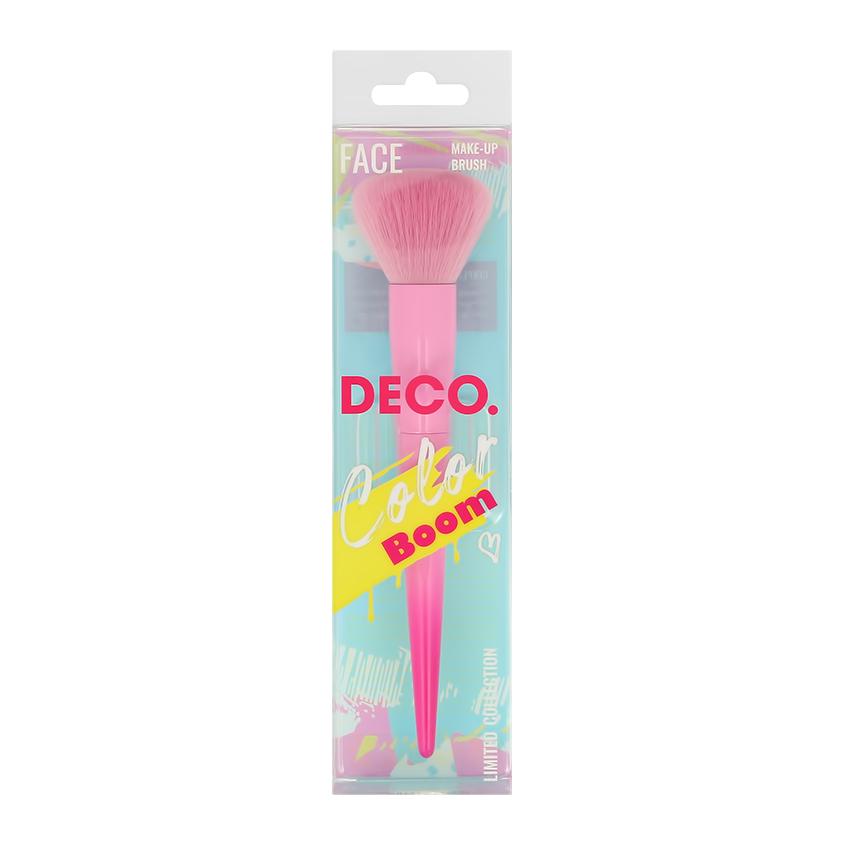 Кисть для румян `DECO.` COLOR BOOM синтетическая