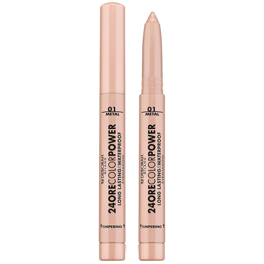 Тени для век `DEBORAH` COLOR POWER EYESHADOW стойкие тон 01 шампань
