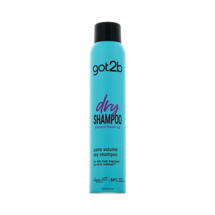 Шампунь для волос сухой `GOT2B` DRY SHAMPOO extra volume (экстра объем) 200 мл