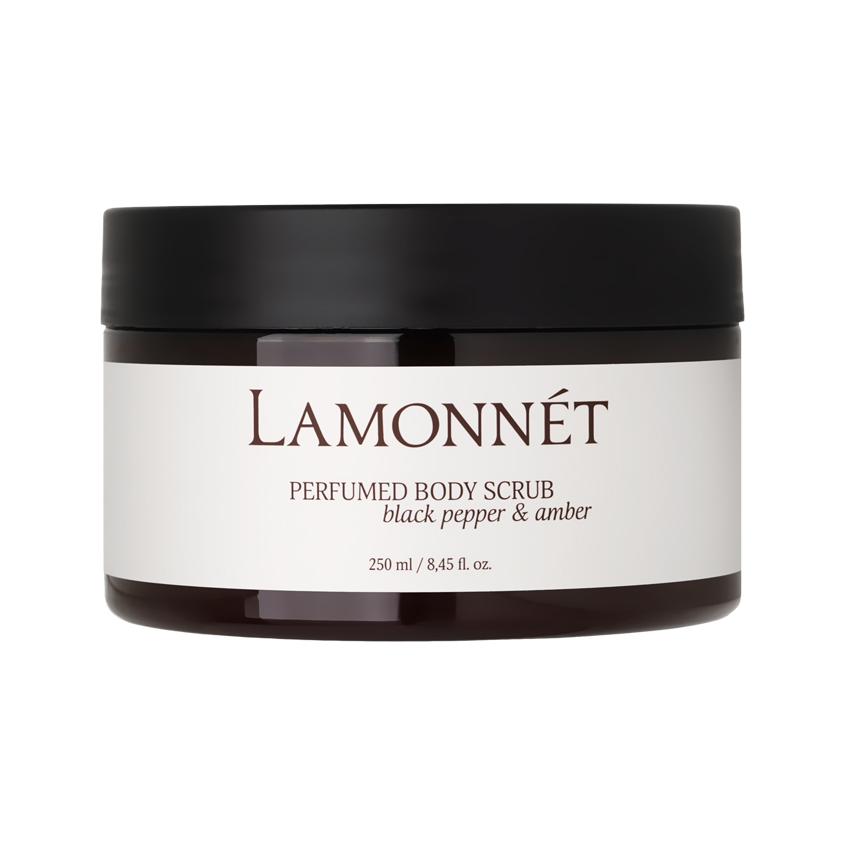 LAMONNET | Скраб для тела `LAMONNET` парфюмированный Черный перец и амбра 250 мл