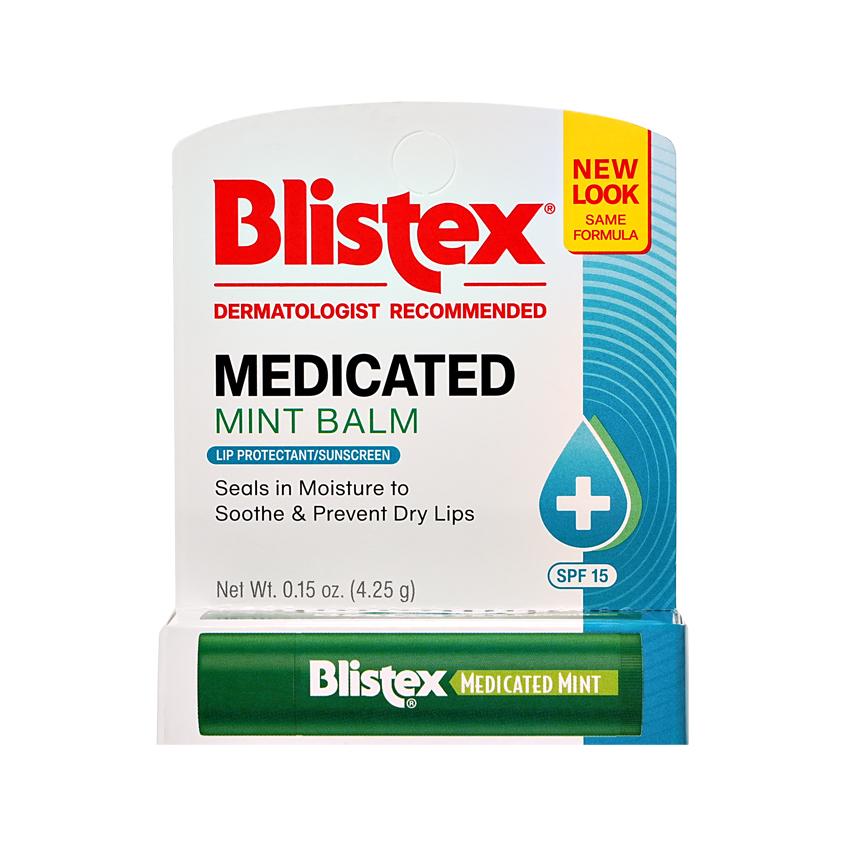 BLISTEX | Бальзам для губ `BLISTEX` Medicated (мятный SPF-15) 4,25 г