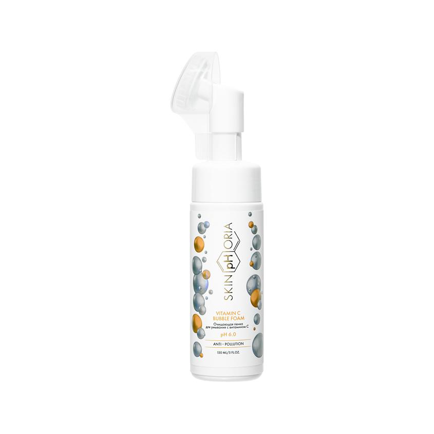 Пенка для умывания `SKINPHORIA` ANTI-POLLUTION очищающая с витамином C 150 мл