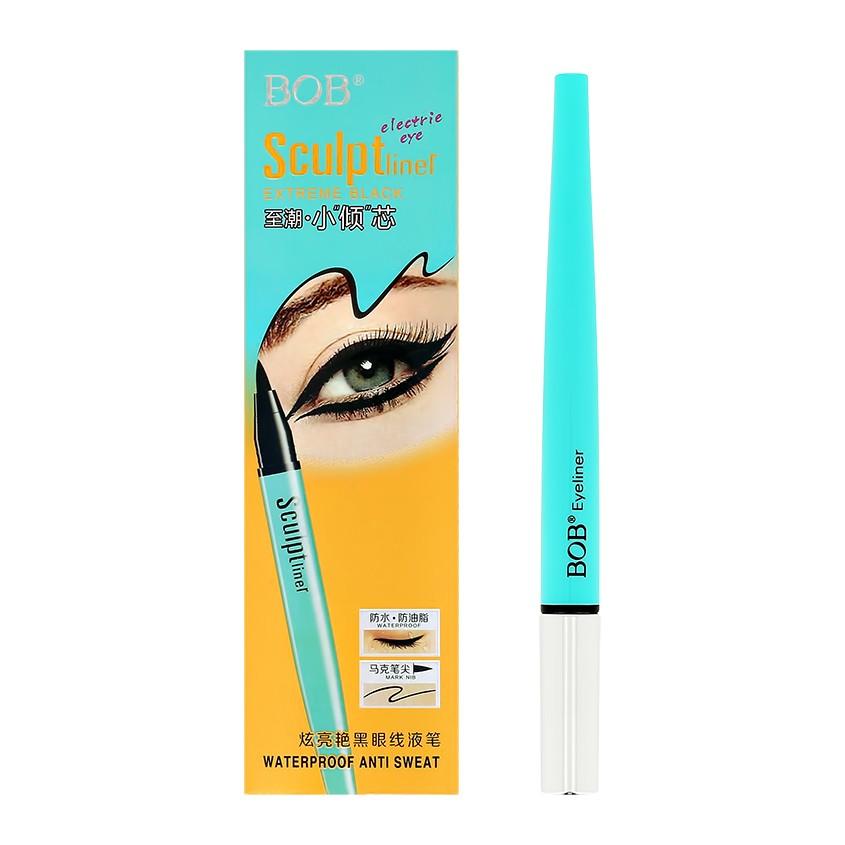 Подводка для глаз `BOB` ELECTRIC EYE SUPER LINER ультратонкая черная