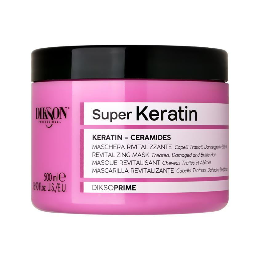 Маска для волос `DIKSON` `DIKSOPRIME` SUPER KERATIN восстанавливающая с кератином и керамидами 500 мл