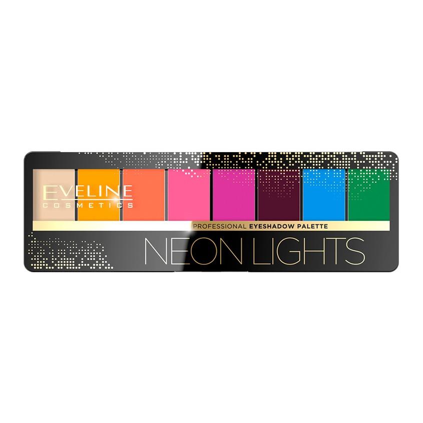 Палетка теней для век `EVELINE` EYESHADOW PROFESSIONAL PALETTE тон 06 (neon lights)