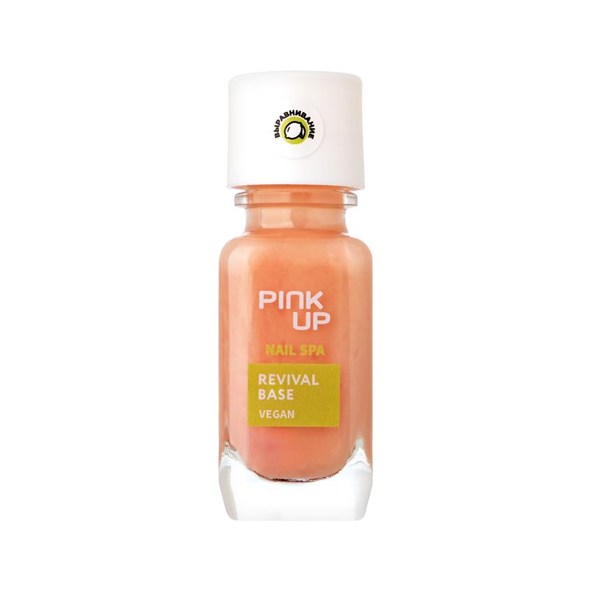 Базовое средство для питания и выравнивания ногтей `PINK UP` `NAIL SPA` Revival base с экстрактом каштана 11 мл