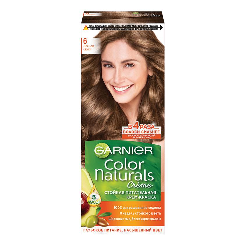 Краска для волос `GARNIER` `COLOR NATURALS` тон 6 (Лесной орех)