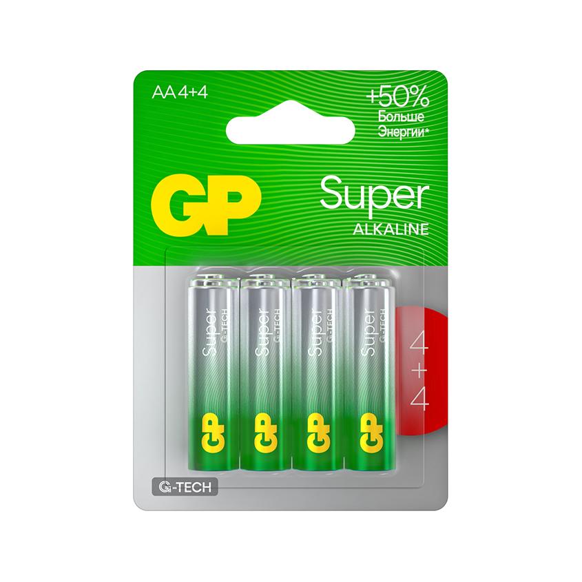 Батарейки `GP` SUPER ALKALINE АA 8 шт