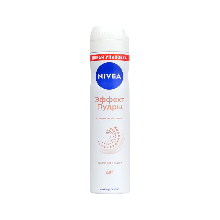 Део-спрей жен. `NIVEA` ЭФФЕКТ ПУДРЫ (антиперспирант) 150 мл