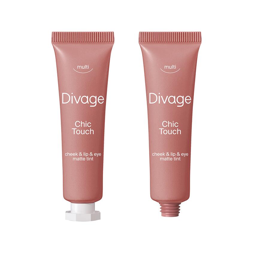 Тинт для губ и щек `DIVAGE` CHIC TOUCH мультифункциональный кремовый тон 04 Нейтральный тауп