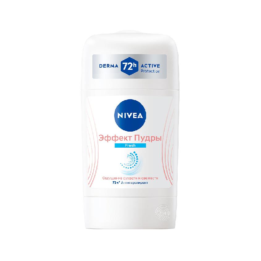 Део-стик жен. `NIVEA` ЭФФЕКТ ПУДРЫ FRESH (антиперспирант) 50 мл
