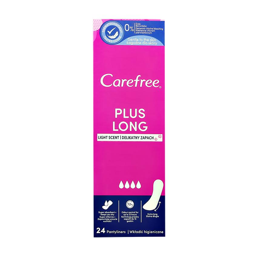 CAREFREE | Прокладки ежедневные `CAREFREE` PLUS LONG 24 шт