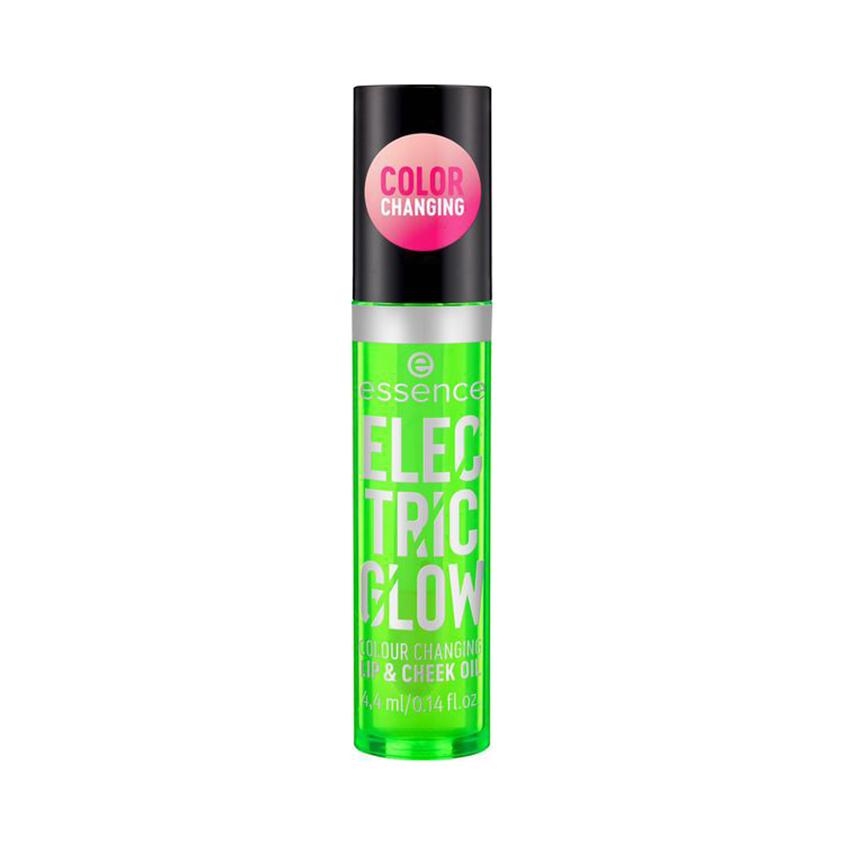 Помада для губ `ESSENCE` ELECTRIC GLOW LIP & CHEEK OIL 2в1 для лица и губ меняющая оттенок