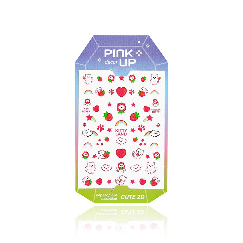 Наклейки для ногтей `PINK UP` `DECOR` CUTE COLLECTION 2D переводные тон 165