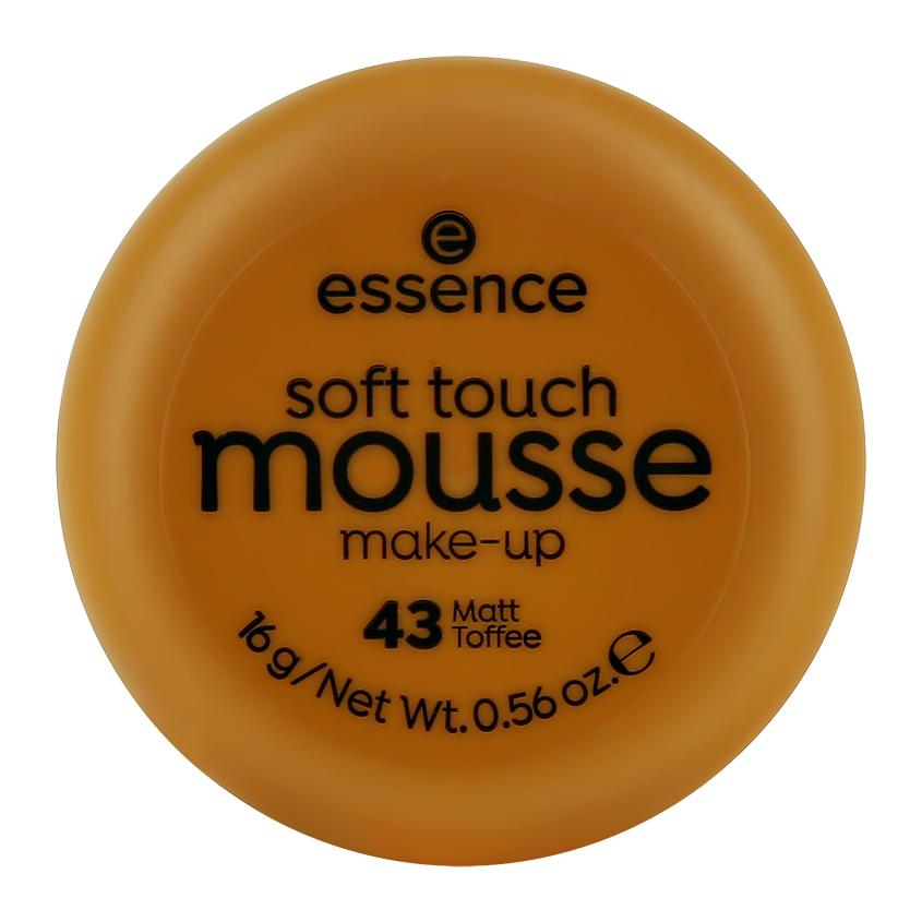 Основа тональная-мусс `ESSENCE` SOFT TOUCH MOUSSE тон 43