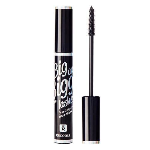 Тушь для ресниц `RELOUIS` BIG AND BIGGER LASHES мега объем черная