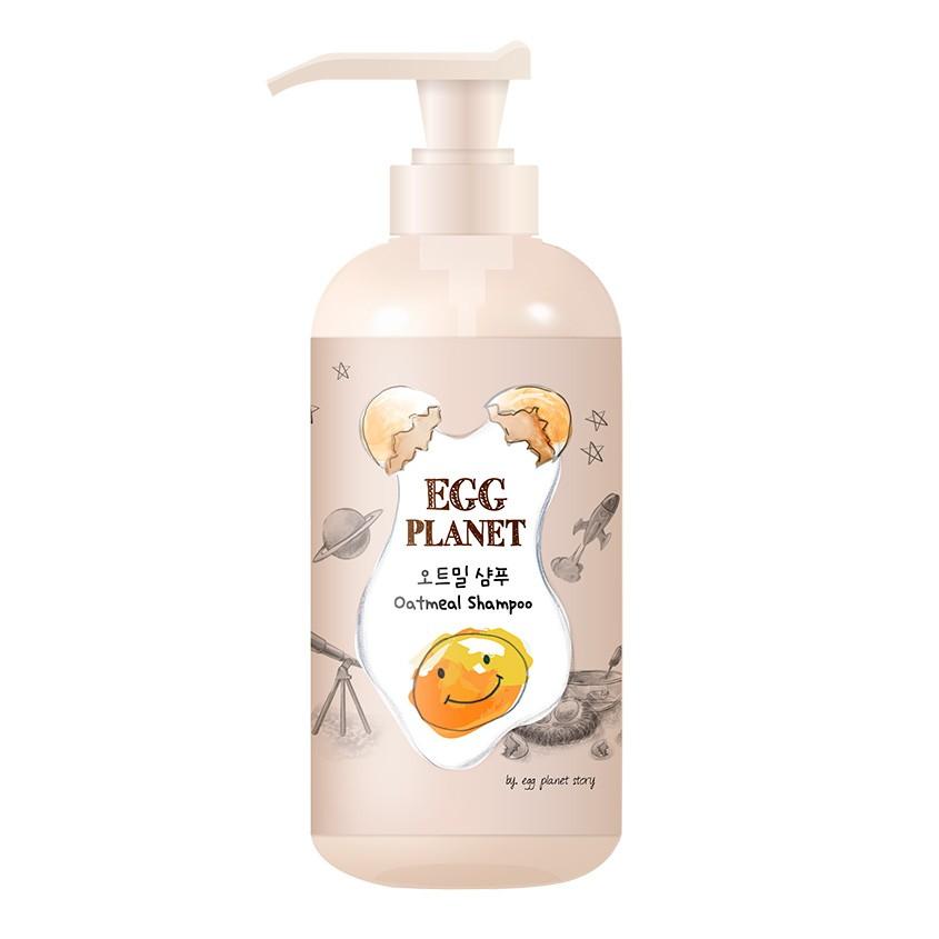 EGG PLANET | Шампунь для волос `EGG PLANET` с экстрактом овсяных хлопьев (увлажняющий) 280 мл