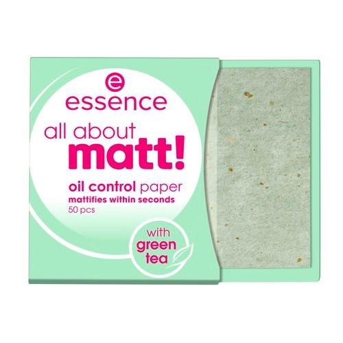 Матирующие салфетки для лица `ESSENCE` ALL ABOUT MATT! 50 шт