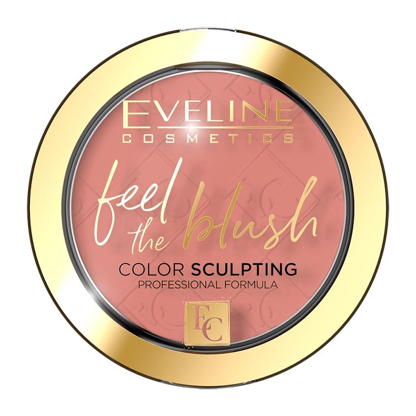 Румяна для лица `EVELINE` FEEL THE BLUSH тон 04 the rose