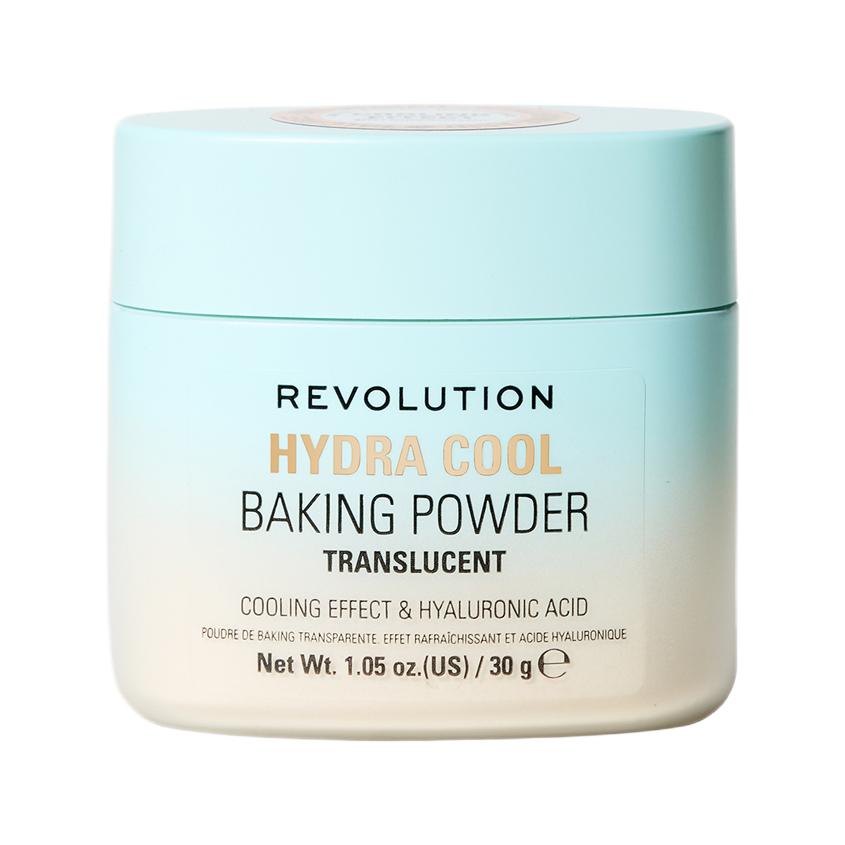 Пудра для лица `REVOLUTION` HYDRA COOL BAKING POWDER рассыпчатая с охлаждающим эффектом