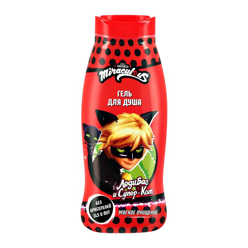 MIRACULOUS | Гель для душа `MIRACULOUS` детский СУПЕР-КОТ (мягкое очищение) 400 мл