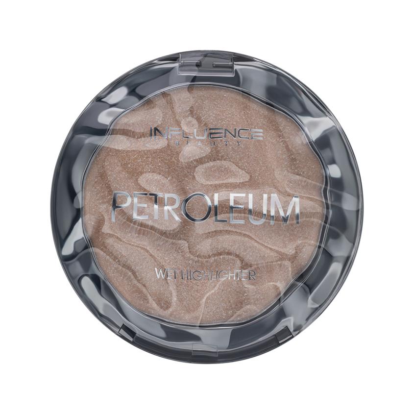 Хайлайтер для лица `INFLUENCE BEAUTY` PETROLEUM влажный тон 01