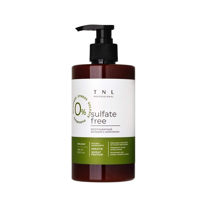 TNL | Бальзам для волос `TNL` SULFATE FREE бессульфатный с кератином 460 мл