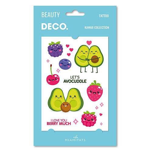 Татуировка для тела `DECO.` KAWAII COLLECTION by Miami tattoos переводная (Avocuddle)