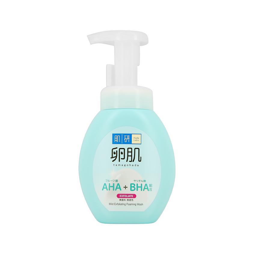 HADA LABO | Пенка для умывания `HADA LABO` TAMAGOHADA с AHA и BHA-кислотами 160 мл