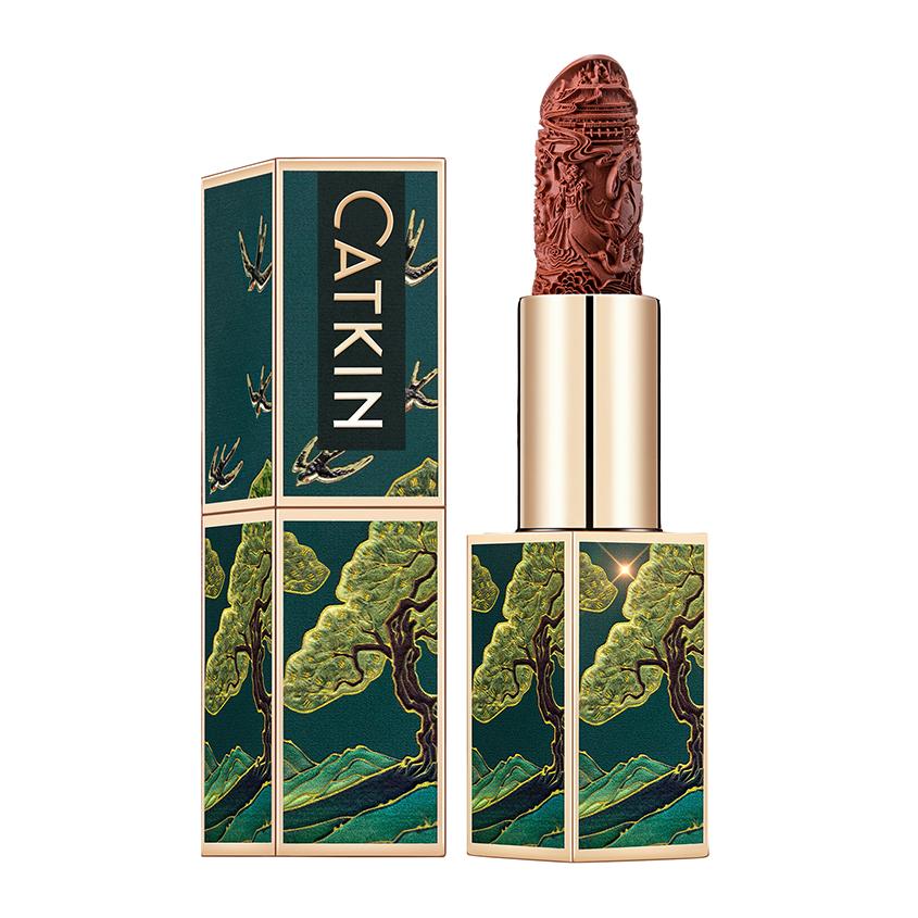 Помада для губ `CATKIN` SEMI-MATTE LIPSTICK тон CO137 bauhinia полуматовая