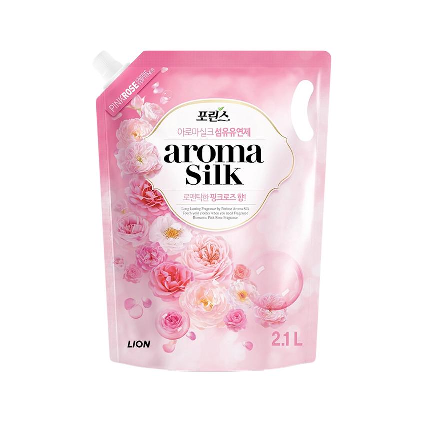 Кондиционер для белья `LION` AROMA CAPSULE с ароматом розы дой-пак 2,1 л