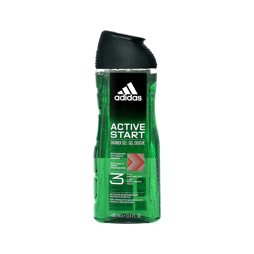 Гель для душа `ADIDAS` Active Start 3в1 400 мл