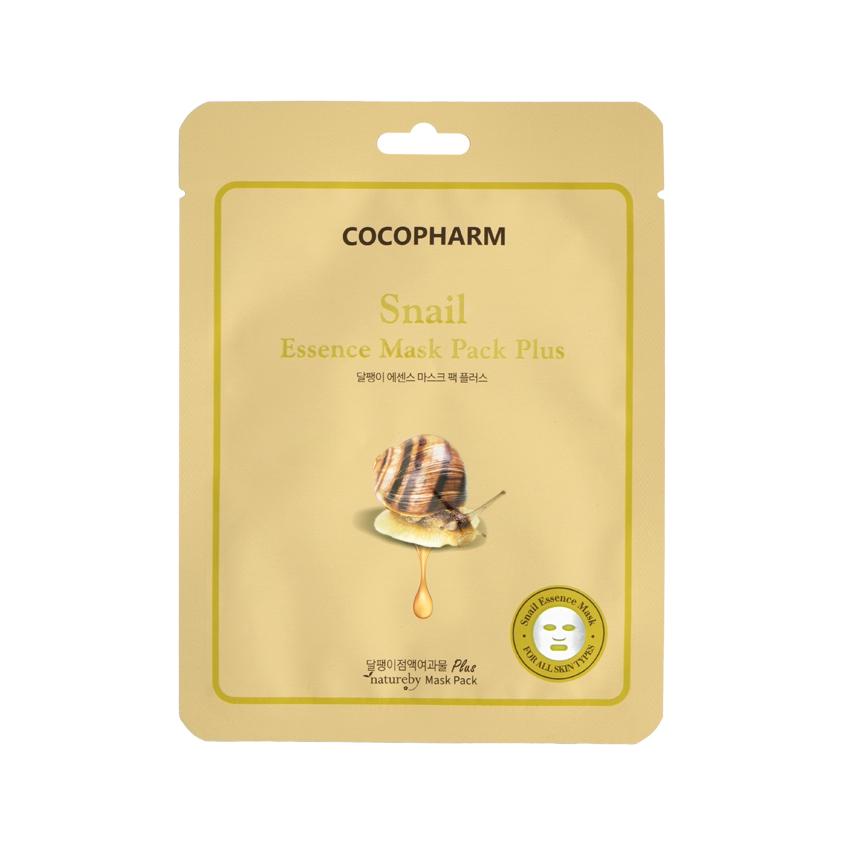 COCOPHARM | Маска для лица `COCOPHARM` PACK PLUS с экстрактом муцина улитки 25 мл