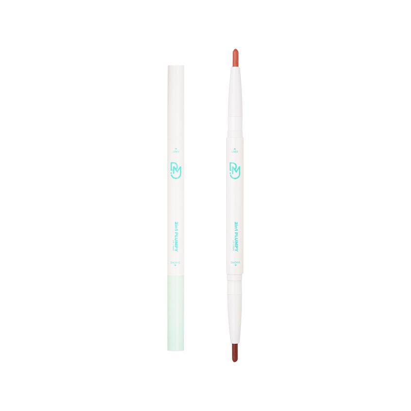 Карандаш для губ `DEARMAY` 2IN1 PLUMPY P01 BLOOM ROSY 0,46 г